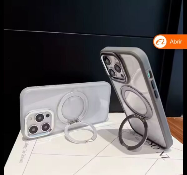 Cases para Iphone con Soporte Giratorio Magnético - Imagen 2