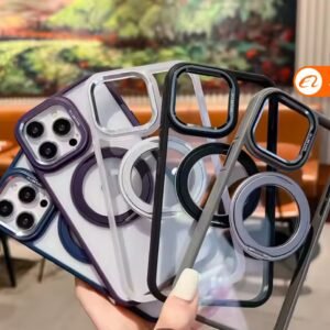 Cases para Iphone con Soporte Giratorio Magnético