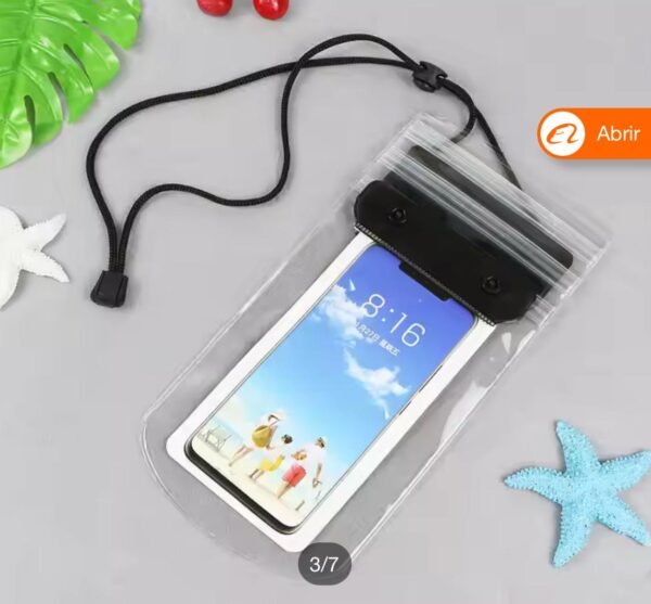 Funda Impermeable Transparente PVC con Pantalla Táctil - Imagen 3