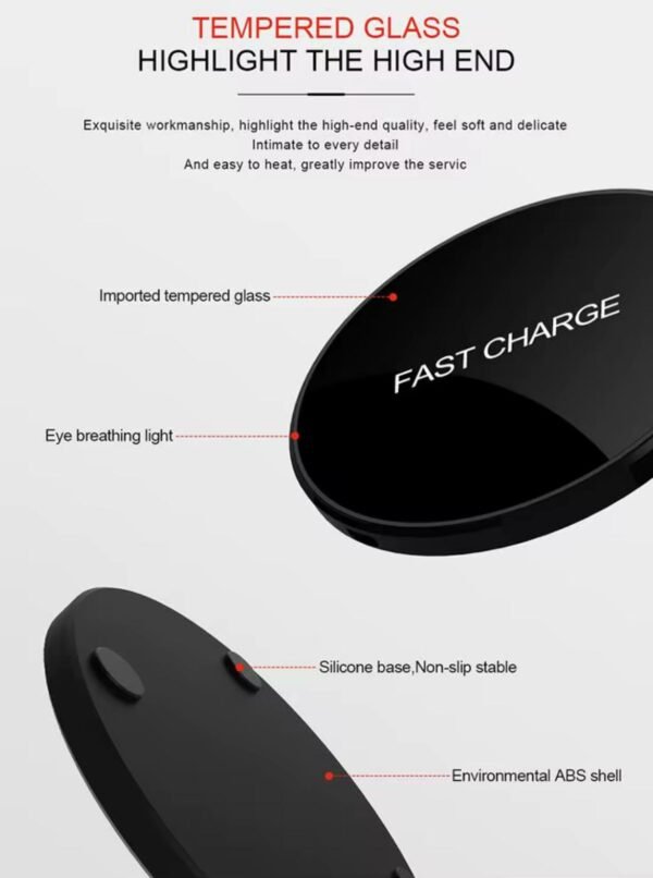 Cargador por contacto circular (Iphone y Samsung) - Imagen 5