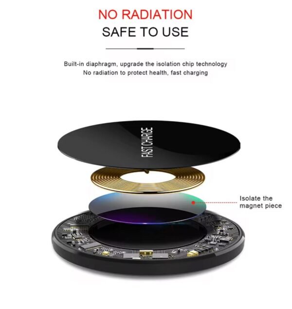 Cargador por contacto circular (Iphone y Samsung) - Imagen 4